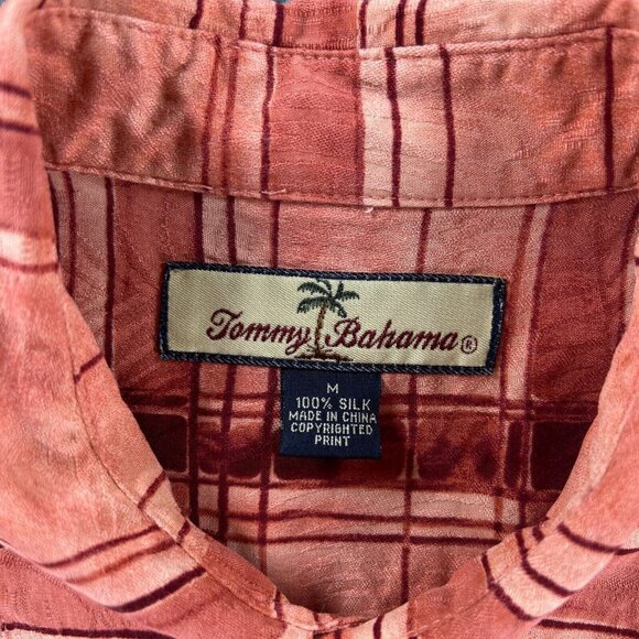 Tommy Bahama Men M Silk Linen Palm Trees Beach Summer Night Rum Cocktail - Picture 6 of 9